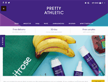 Tablet Screenshot of prettyathletic.com